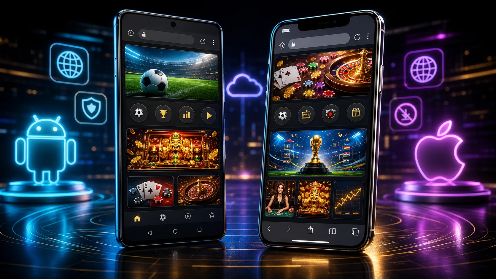Experiência gbets compatível com Android e iOS no navegador mobile